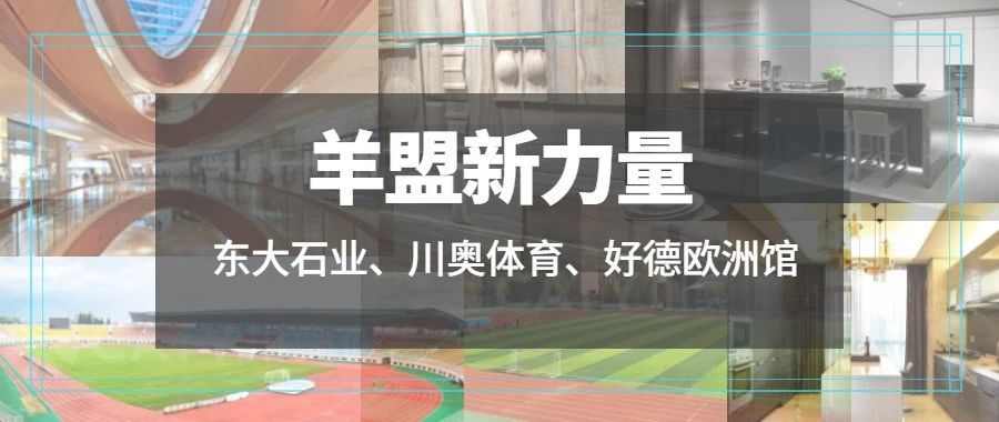 羊盟新力量 | 东大石业、川奥体育、好德欧洲馆